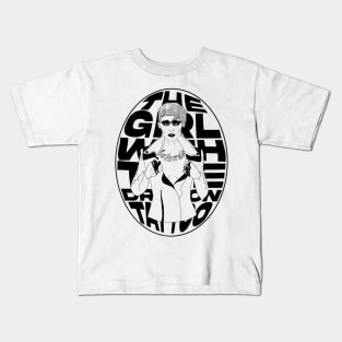 "the Girl with the Dragon Tattoo" Lisbeth Emblem Kids T-Shirt